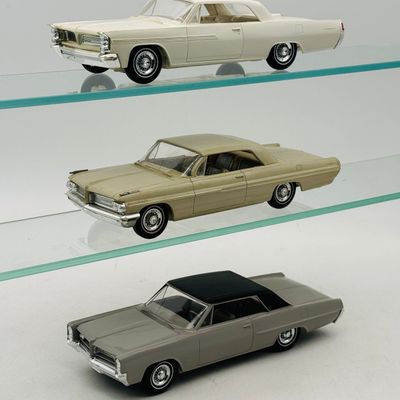 3 AMT Pontiac Bonneville and Grand Prix Promotional Models