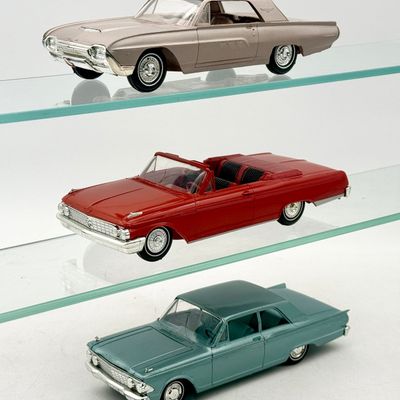 3 AMT Ford promotional model cars