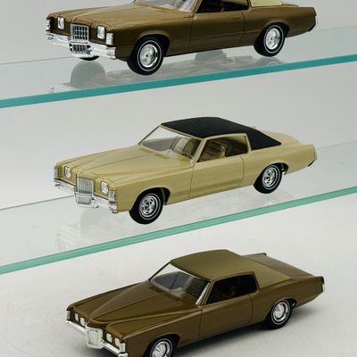 3 MPC Pontiac Grand Prix Promo Model Cars