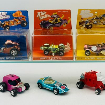 6 Riot Racers/ Wintoys Autos.