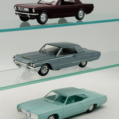 3 AMT Ford Dealer Promotional Models and Thunderbird Radio