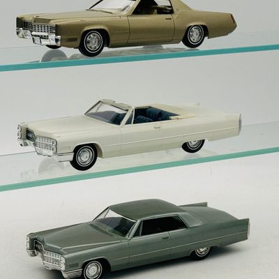 3 Jo-Han Cadillac Promotional Model Cars