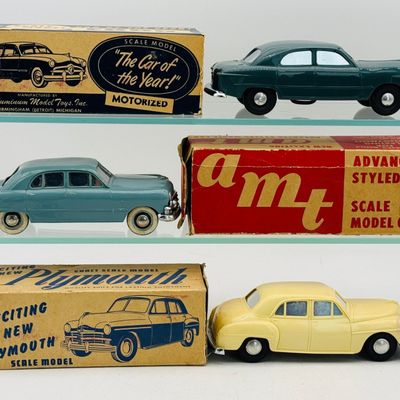 3 AMT Promotional Models with Boxes