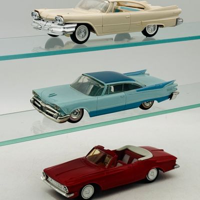3 Jo-Han Chrysler/Plymouth/Dodge Promotional Model Cars