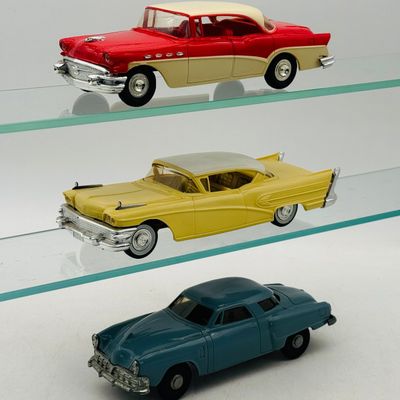 3 Vintage AMT American Model Cars Including Buick Promos
