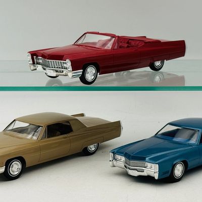 3 Jo-Han Cadillac Dealer Promotional Model Cars