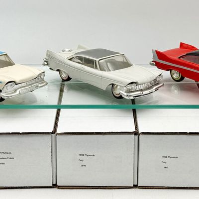3 Jo-Han Plymouth Dealer Promotional Model Cars