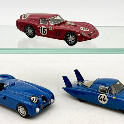 3 RD-Manou Marmande Le Mans carved Racing Cars