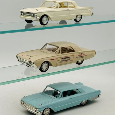 3 AMT Ford and Mercury Dealer Promotional Model Cars
