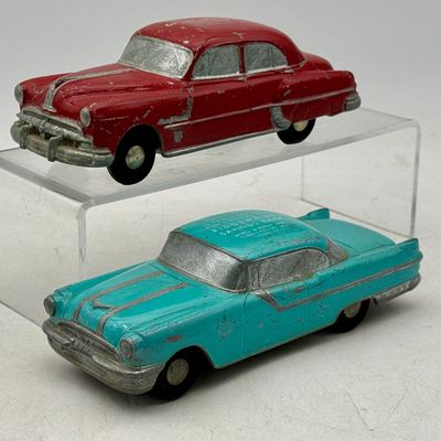 Two Banthrico Advertising Promotional Car Still Banks w/imprints