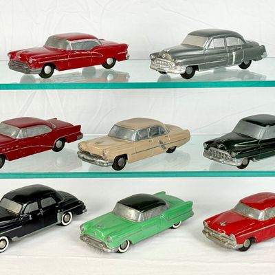 8 Banthrico Restored Promotional Car Banks