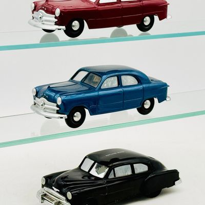 3 Vintage AMT/PMC Plastic Promotional Model Sedans