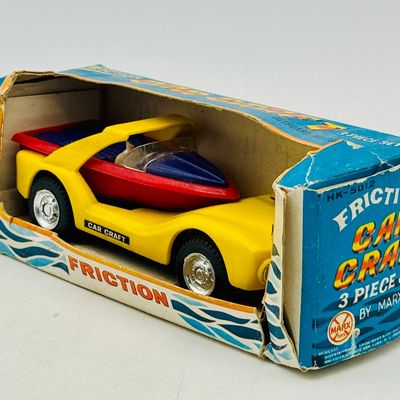 Marx Car Craft Friction Toy Set with Original Box HK-5012