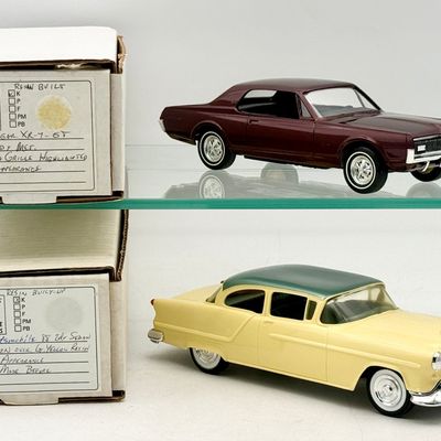 2 Zettermans Resin Promo Cars With Original Boxes