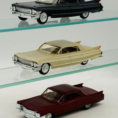 3 Jo-Han Cadillac Dealer Promotional Model Cars