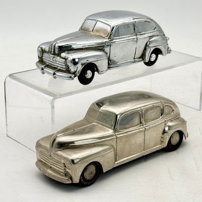 2 Vintage Master-Caster and Photone Cast Metal Cars