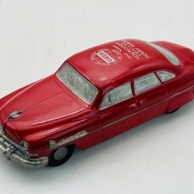 Banthrico 1951 Lincoln Cosmopolitan Promotional Metal Still Bank