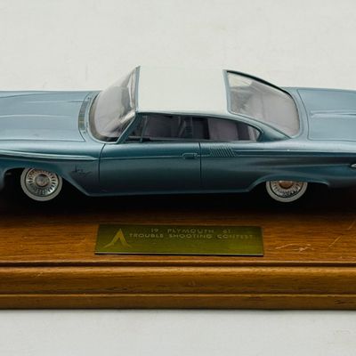 Jo-Han 1961 Plymouth Fury Promotional Model Trouble Shooting Award