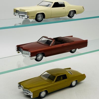 3 Jo-Han Cadillac Dealer Promotional Model Cars
