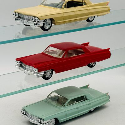 3 Jo-Han Cadillac Four-Door Hardtop Promotional Models