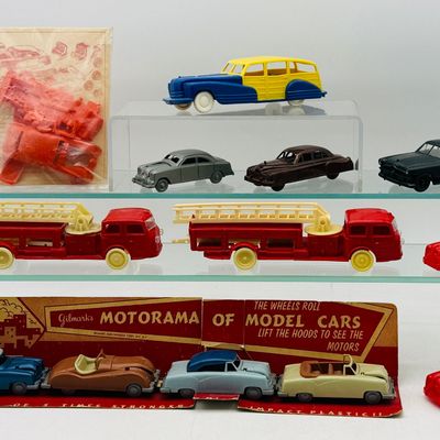 13 Vintage Plastic Toy Vehicles and Kits