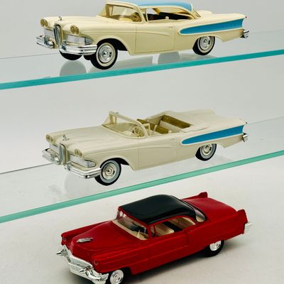 3 Vintage AMT Plastic Promotional Model Cars