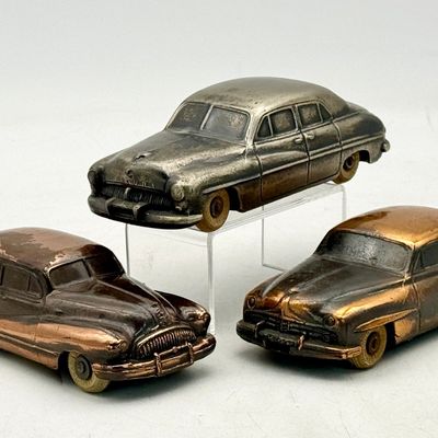 3 National Products Inc. Cast Metal Promotional Toy Cars