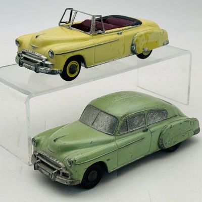 2 Banthrico Chevrolet Promotional Still Bank Cars
