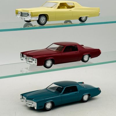 3 Jo-Han Cadillac Dealer Promotional Model Cars