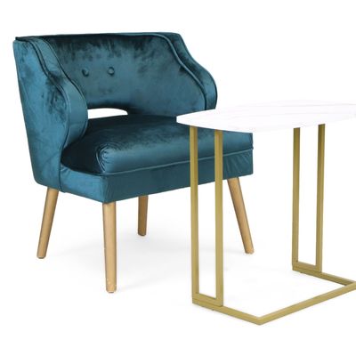Christopher Knight Home Style Mariposa Velvet Accent Chair
