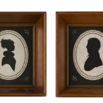 Two Pairs of Silhouettes