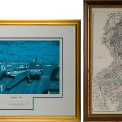 Printed Map of New Jersey