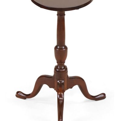 Federal Cherrywood Tilt-Top Candlestand