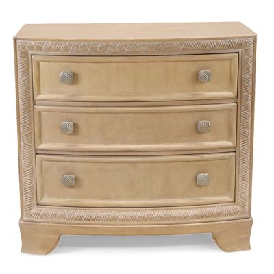 Art Moderne Style Bleached Oak Chest of Drawers