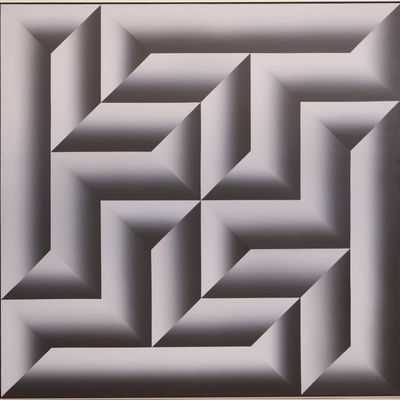 Kazys Varnelis, Lithuanian-American 1917-2010, Metaphor, Acrylic on Canvas