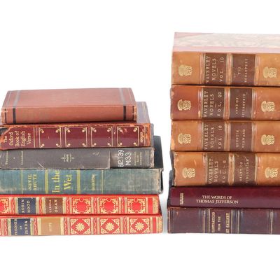 Group of Leather Bound Books