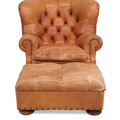 Ralph Lauren Home Writer's Chair and Ottoman
