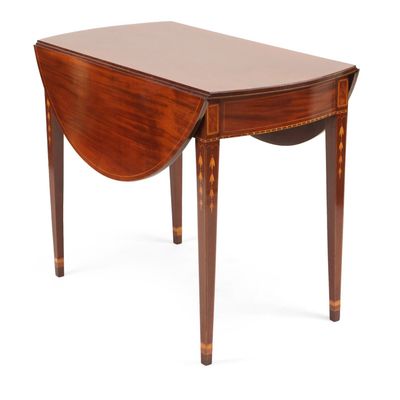 Federal Mahogany Inlaid Pembroke Table