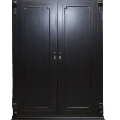 Contemporary Ebonized Armoire