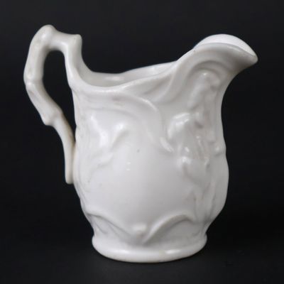Brooklyn, NY Attributed Miniature Porcelain Corn Creamer / Toy Pitcher