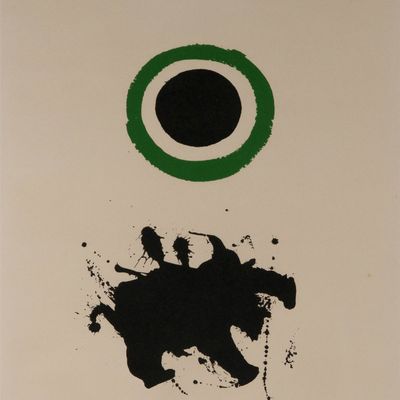 Adolph Gottlieb, 1903-1974, Green Halo, Screenprint