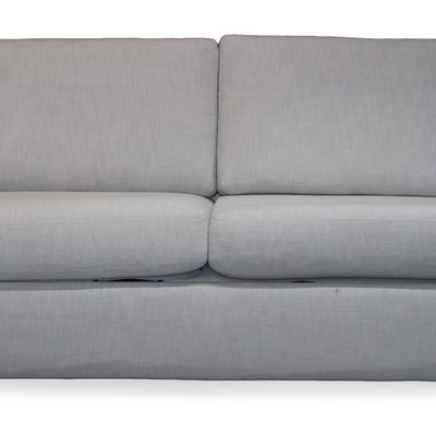 Restoration Hardware Grey Upholstered Sleeper Sofa
