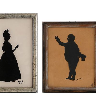 Four Full Profile Silhouettes