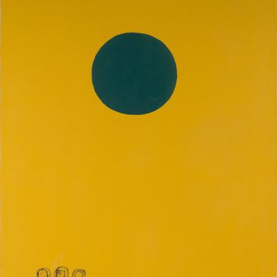 Adolph Gottlieb, 1903-1974, Chrome Yellow-Green Disc, Lithograph