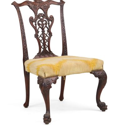 George II Carved Mahogany Side Chair