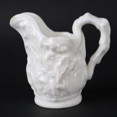 Brooklyn, NY Attributed Miniature Porcelain Corn Creamer / Toy Pitcher
