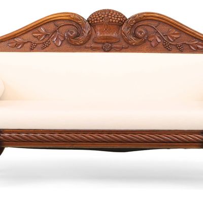 Federal Carved And Ormolu-Mounted Mahogany Sofa