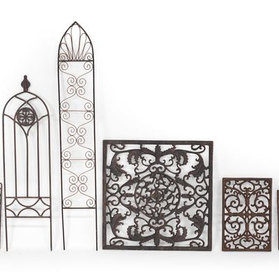 Group of Cast-Iron Decorative Register Grates