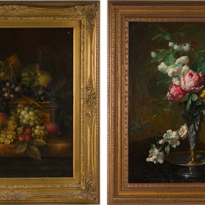 Still Life of Fruit, Oil on Canvas