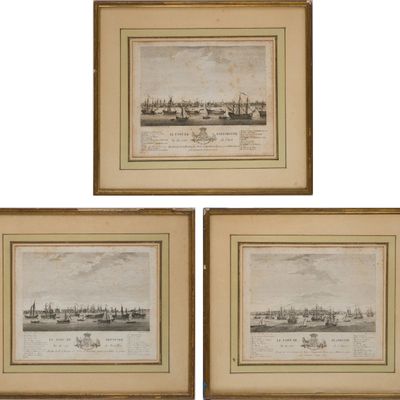 Thomas Milton, Three English Ports, Engravings